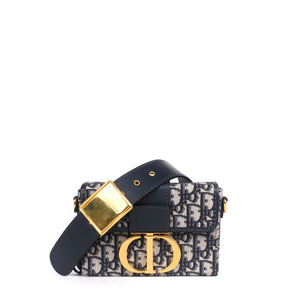 DIOR - Sac à bandoulière 30 Montaigne Box Dior en toile et cuir