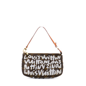 LOUIS VUITTON - Louis Vuitton x Stephen Sprouse Accessories Pouch in Graffiti Monogram Canvas