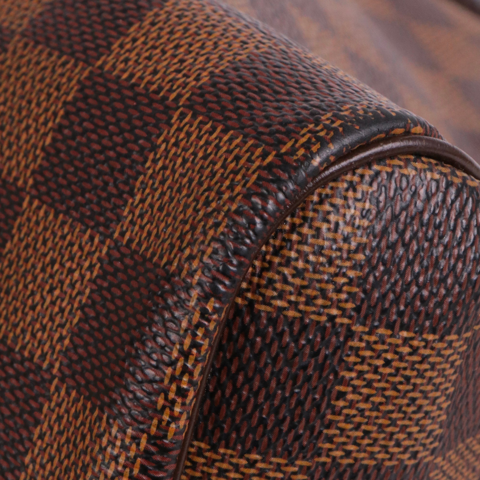 LOUIS VUITTON - Sac à main Speedy 35 Louis Vuitton en toile damier ébène