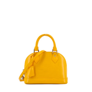 LOUIS VUITTON - Sac à bandoulière Alma BB Louis Vuitton en cuir épi jaune