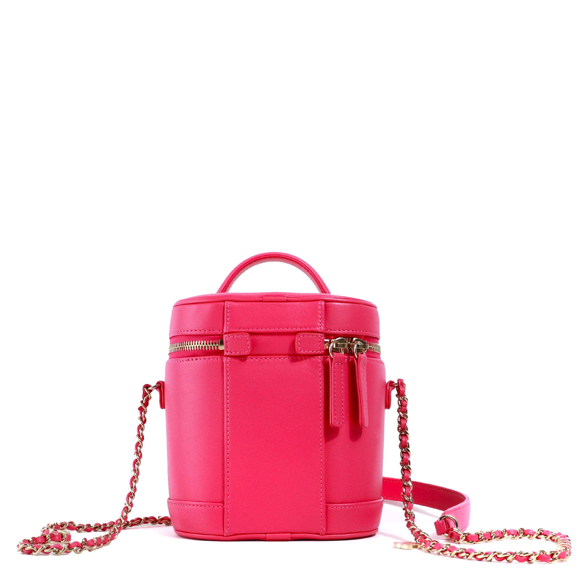 CHANEL - Vanity shoulder bag in pink leather