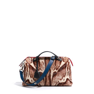 FENDI - By The Way shoulder bag in leopard-print calf hair