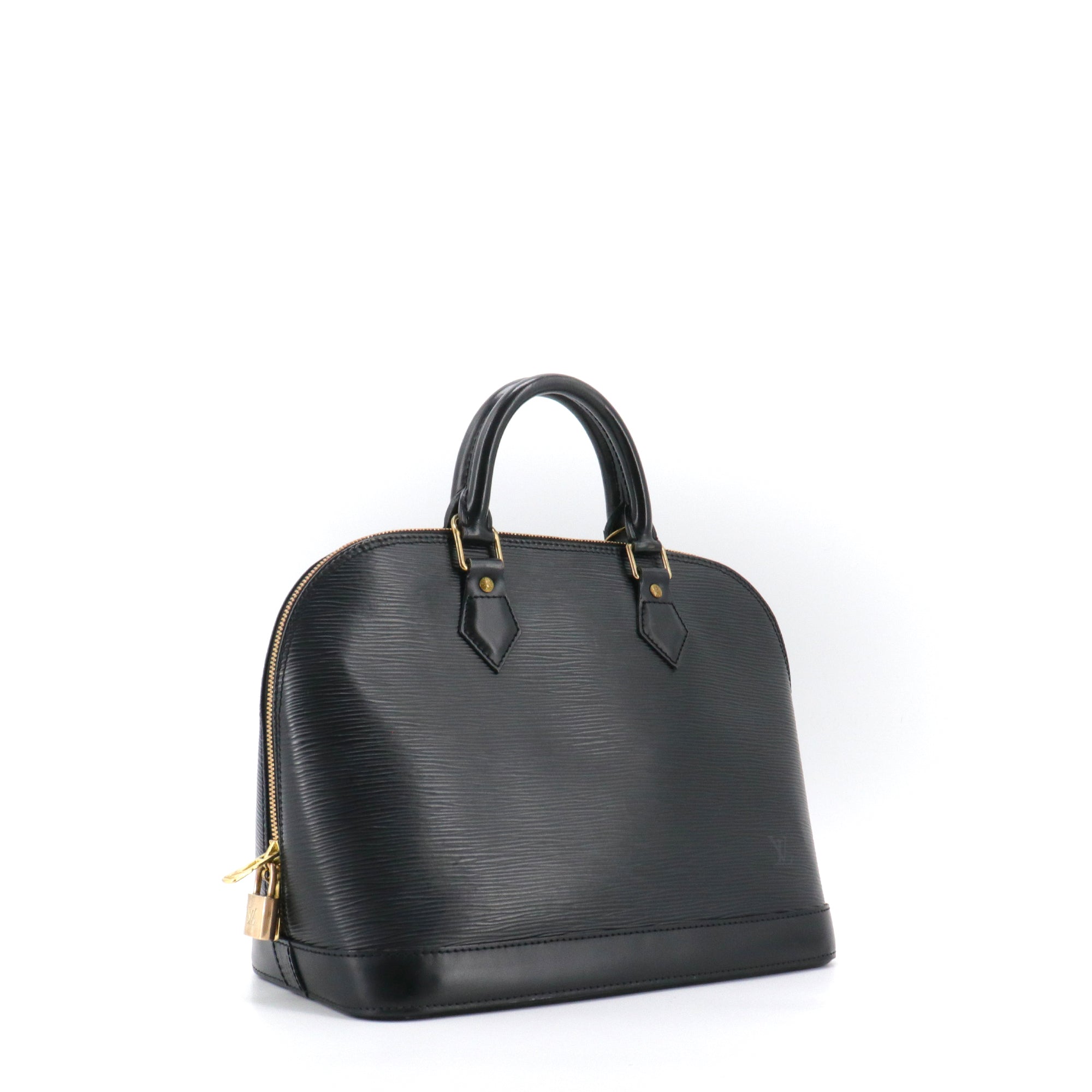 LOUIS VUITTON - Sac à main Alma PM Louis Vuitton en cuir épi noir