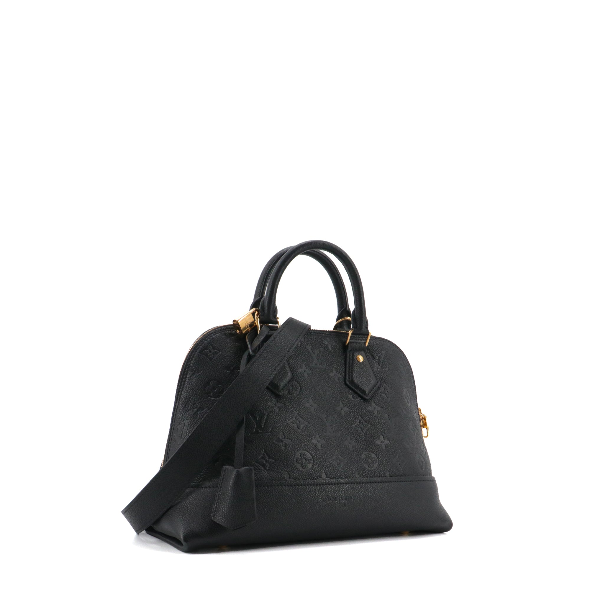 LOUIS VUITTON - Sac à main Neo Alma PM Louis Vuitton en cuir empreinte noir