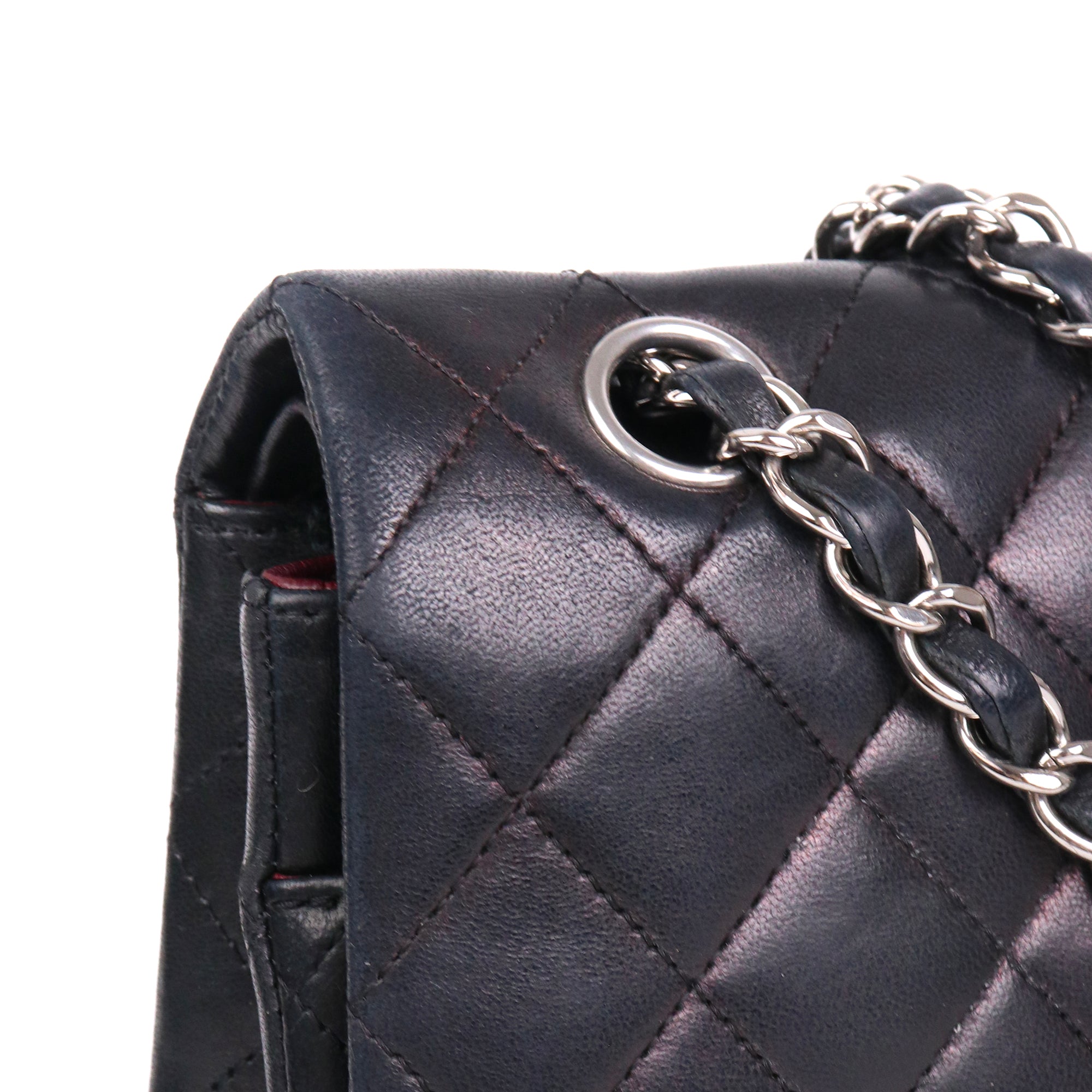 CHANEL - Timeless Wallet On Chain bag in burgundy red smooth leather