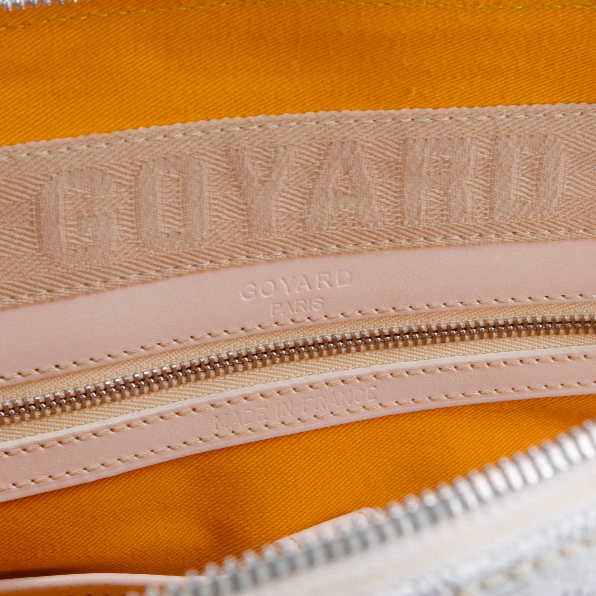 GOYARD - Goyard Vendôme handbag in white monogrammed canvas