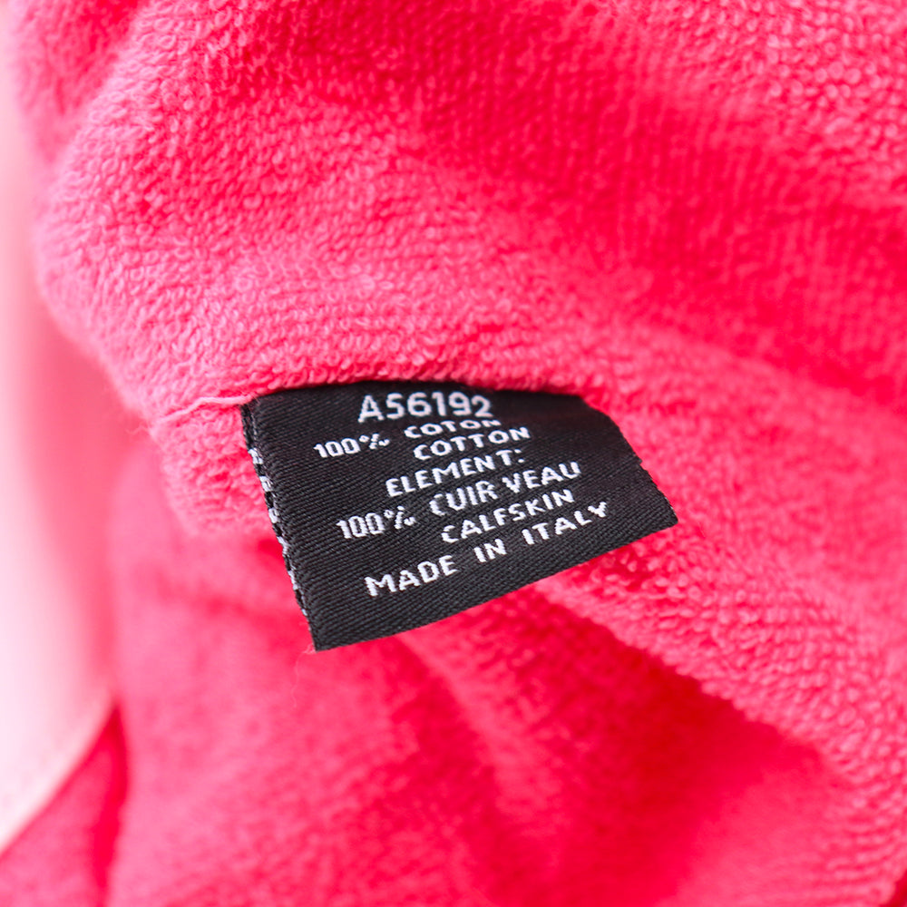 CHANEL - Sac cabas en éponge rose et drap de plage