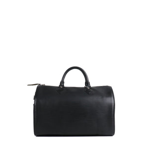 LOUIS VUITTON - Louis Vuitton Speedy 35 shoulder bag in Damier Ébène canvas