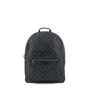 LOUIS VUITTON - Discovery MM Louis Vuitton backpack in black leather and eclipse monogram canvas