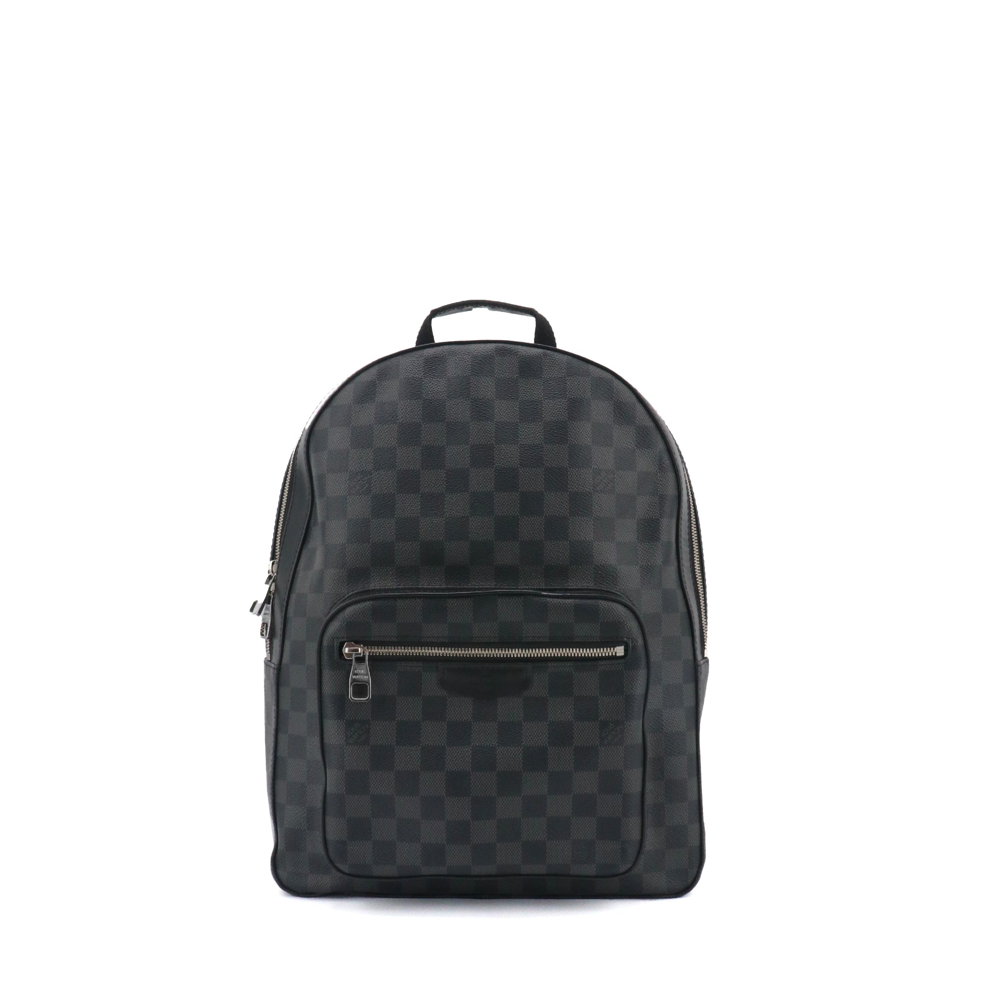 LOUIS VUITTON - Discovery MM Louis Vuitton backpack in black leather and eclipse monogram canvas