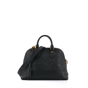 LOUIS VUITTON - Sac à main Neo Alma PM Louis Vuitton en cuir empreinte noir