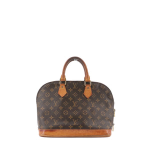LOUIS VUITTON - Sac à main Alma PM Louis Vuitton en toile monogrammée vintage