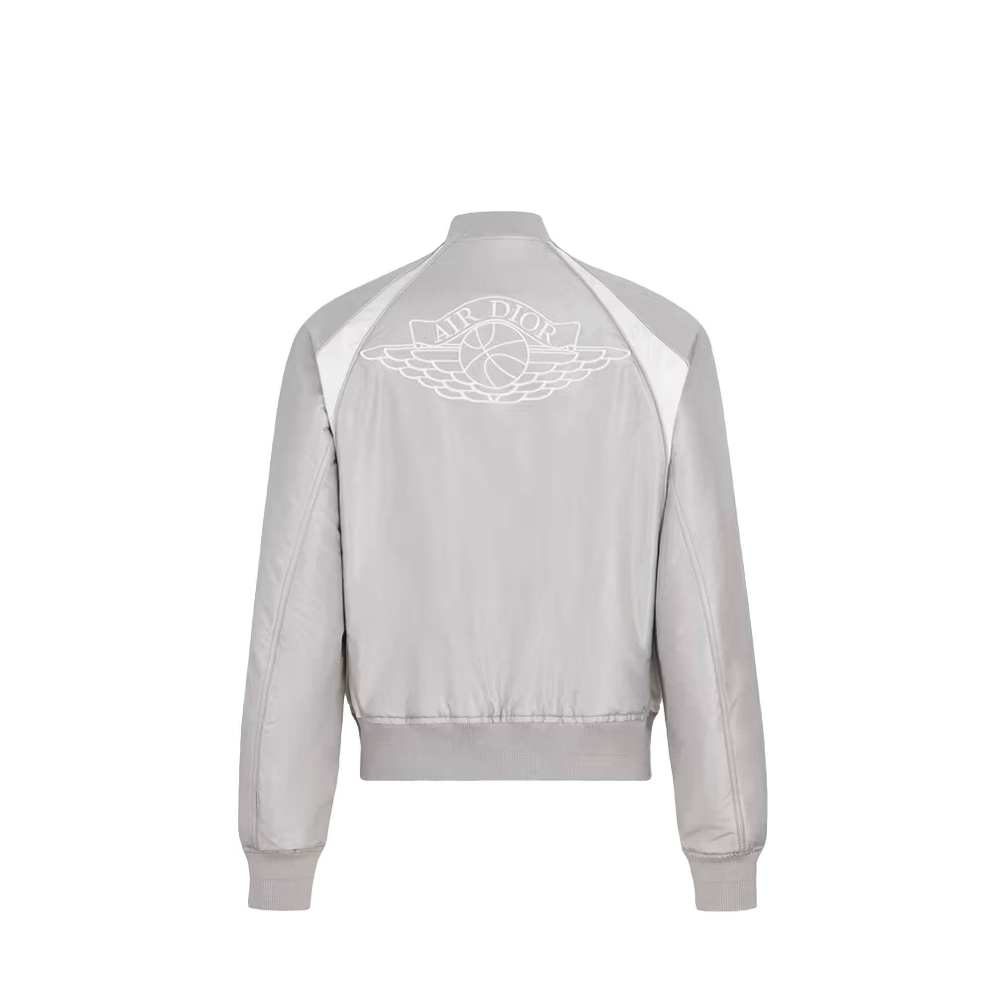 DIOR - Bomber aviateur argenté Jordan x Dior (T44)
