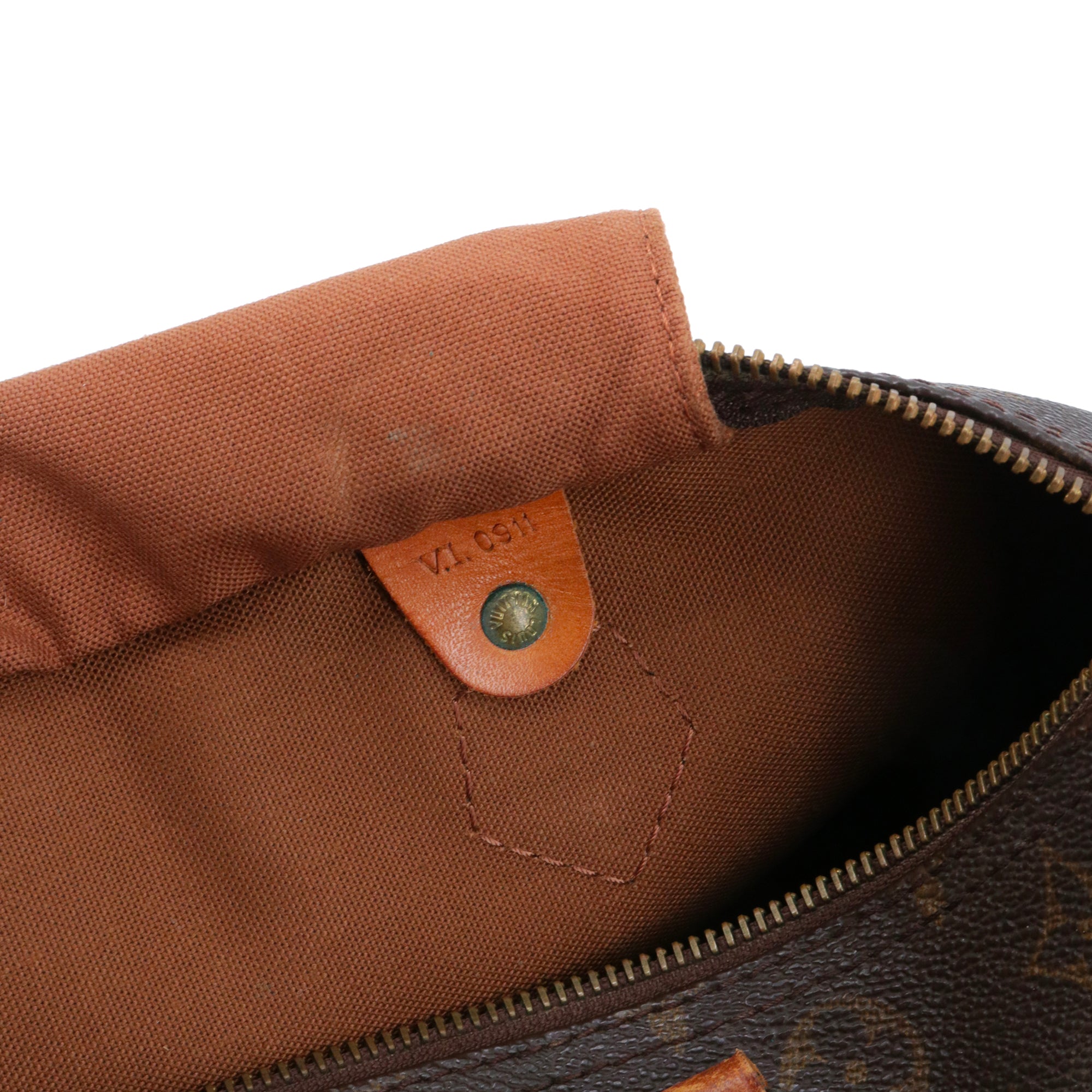 LOUIS VUITTON - Sac à main Speedy 30 Louis Vuitton en toile monogrammée vintage