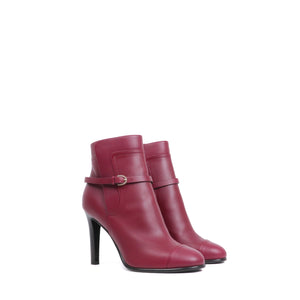 CHANEL - Chanel CC ankle boots in black lambskin (T34.5)