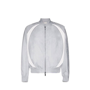 DIOR - Jordan x Dior silver aviator bomber (T44)