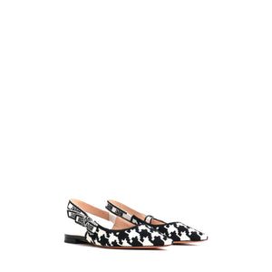 DIOR - J'Adior Slingback ballerinas in patchwork denim (T37)