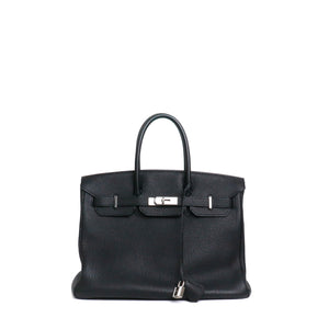 HERMÈS - Sac à main Birkin 35 Hermès en cuir togo noir