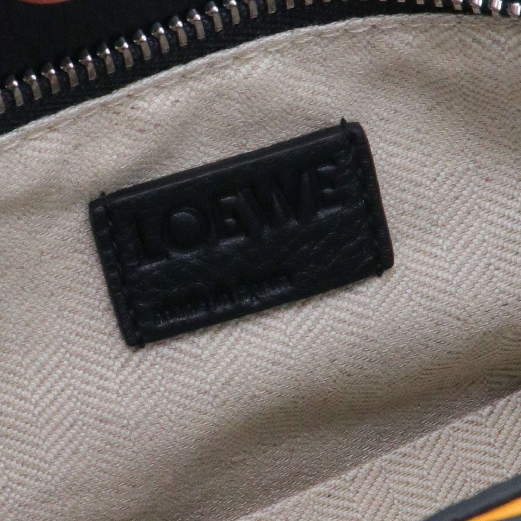 LOEWE - Sac à bandoulière Puzzle Small "Cowboy" Loewe en cuir tricolore