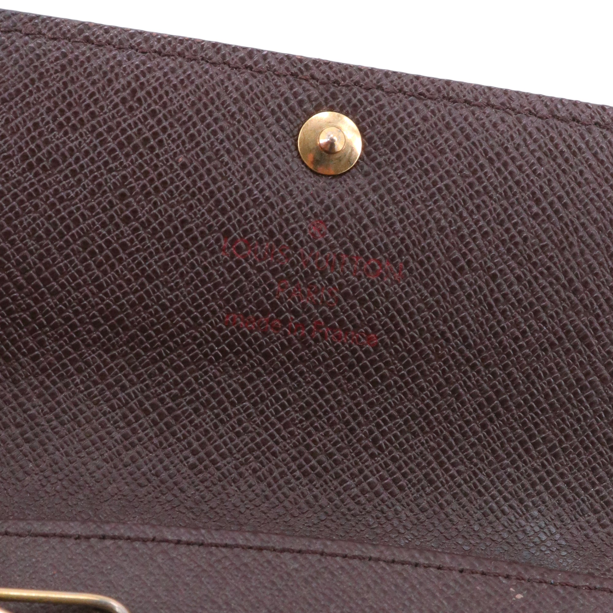 LOUIS VUITTON - Pochette Multiclés 6 Louis Vuitton en toile damier ébène