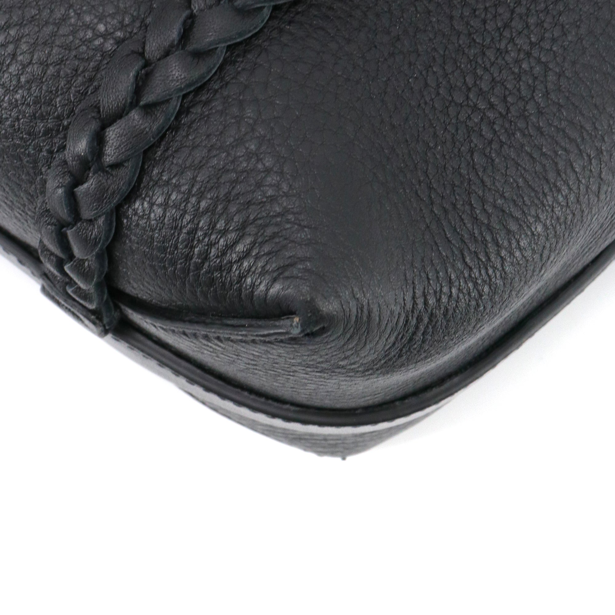 CHLOÉ - Pénélope MM Chloé shoulder bag in black grained leather