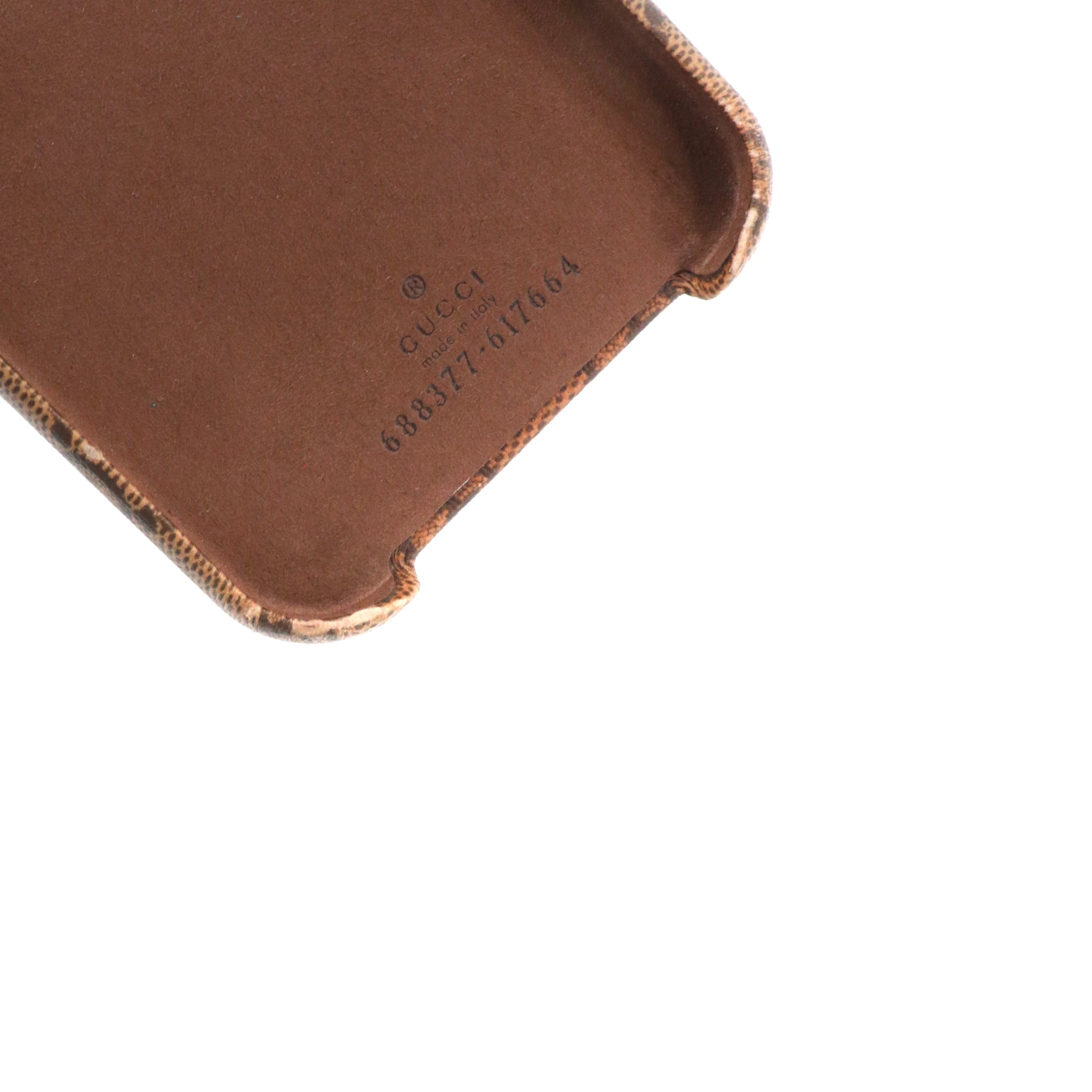 GUCCI - Iphone 13 Pro Max Tiger Gucci Monogrammed Canvas Phone Case