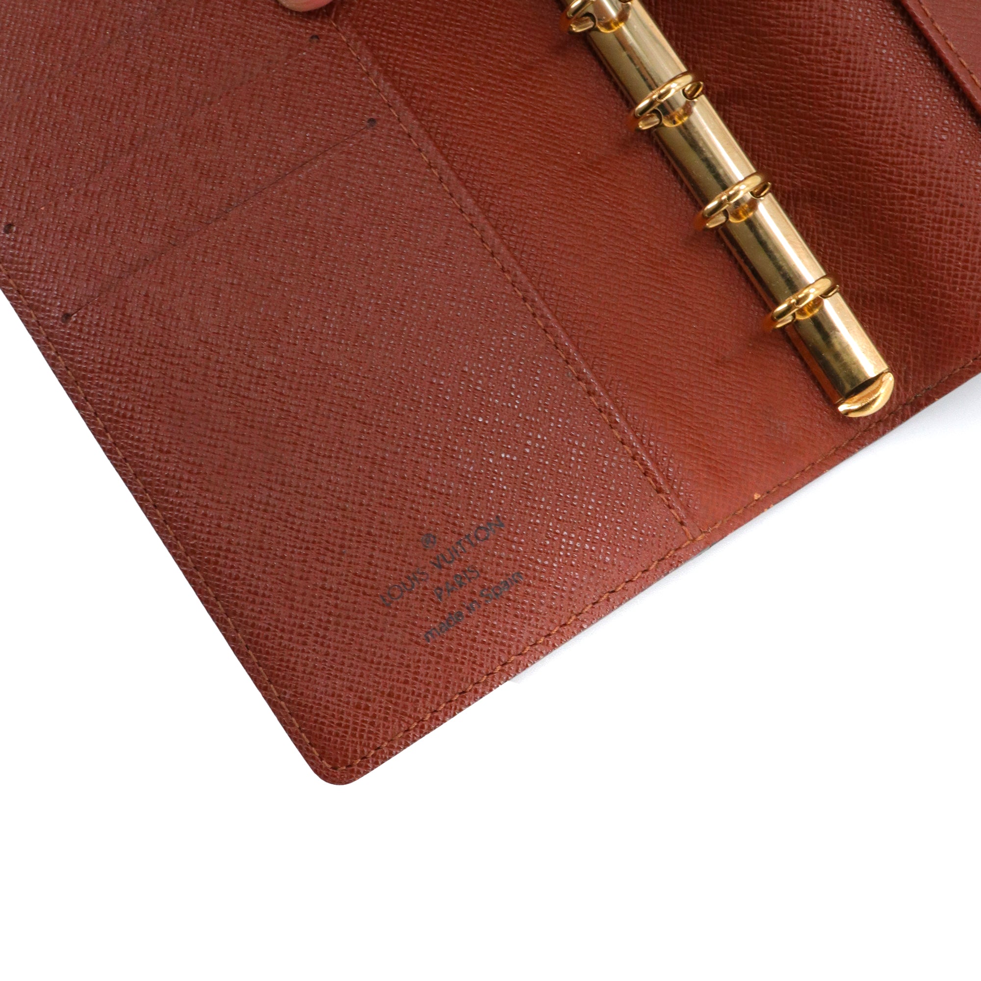 LOUIS VUITTON - Louis Vuitton PM diary cover in monogrammed canvas