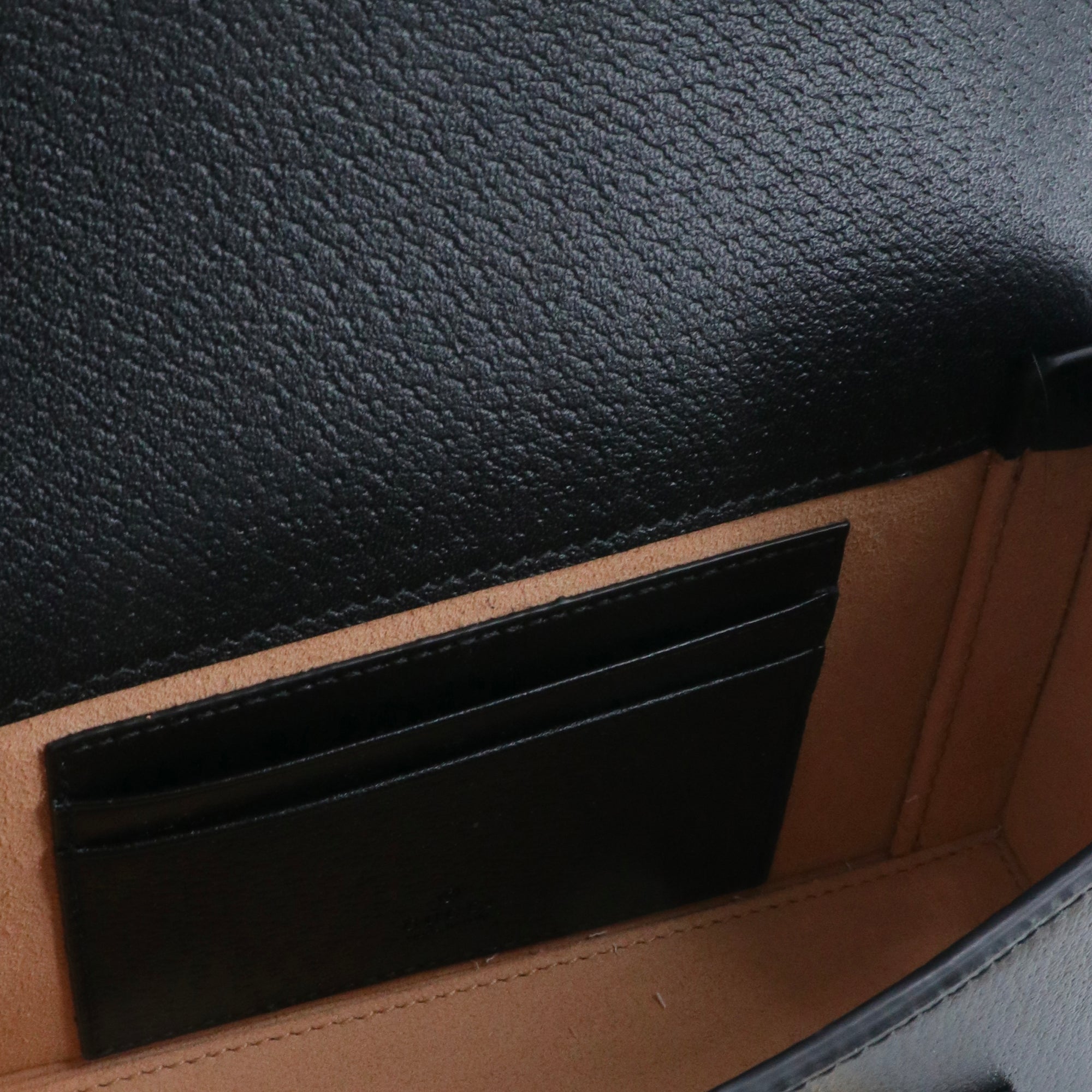 GUCCI - Gucci Horsebit 1955 Long Shoulder Bag in Black Grained Leather