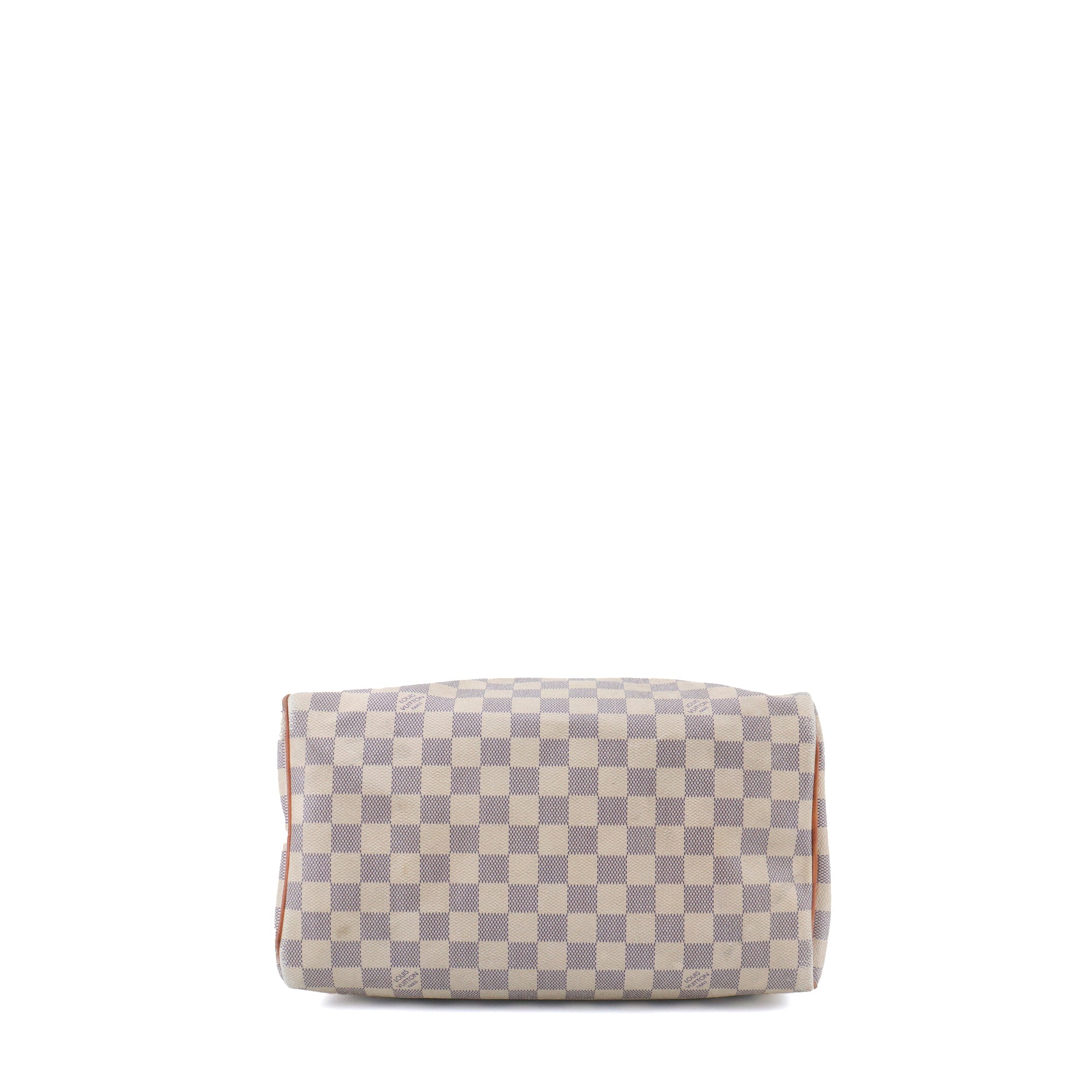 LOUIS VUITTON - Sac à main Speedy 30 Louis Vuitton en toile damier azur