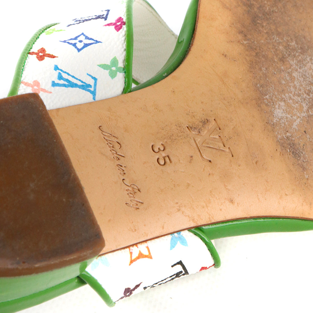 LOUIS VUITTON - Sandales plates LV x Murakami (T35)