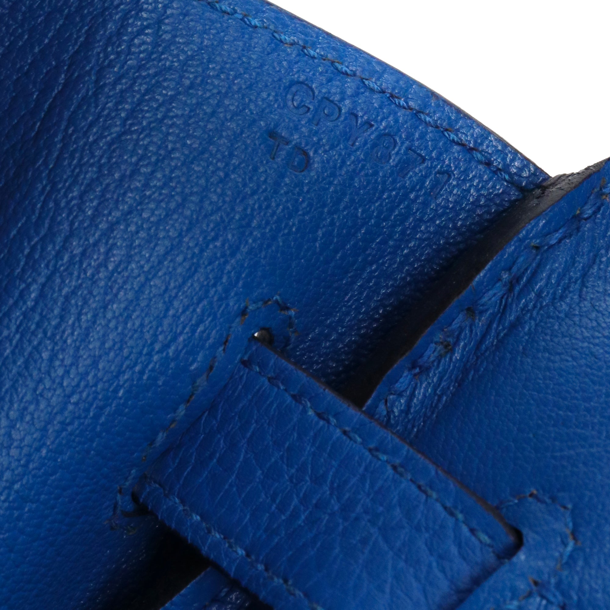 HERMÈS - Birkin 35 handbag in black togo leather 