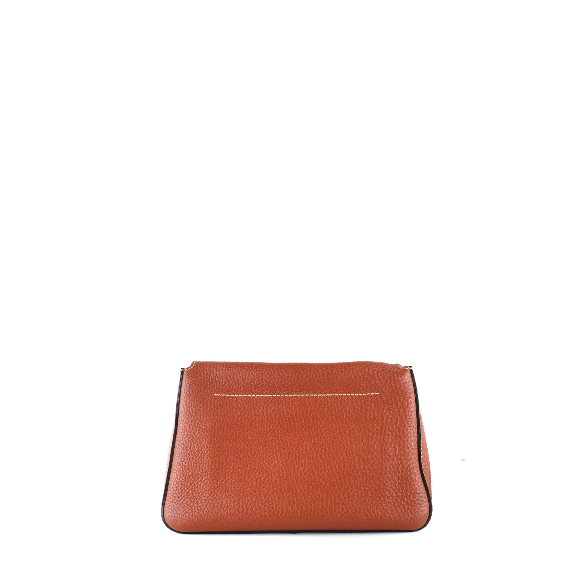 VALENTINO - VSling shoulder bag in brown grained leather