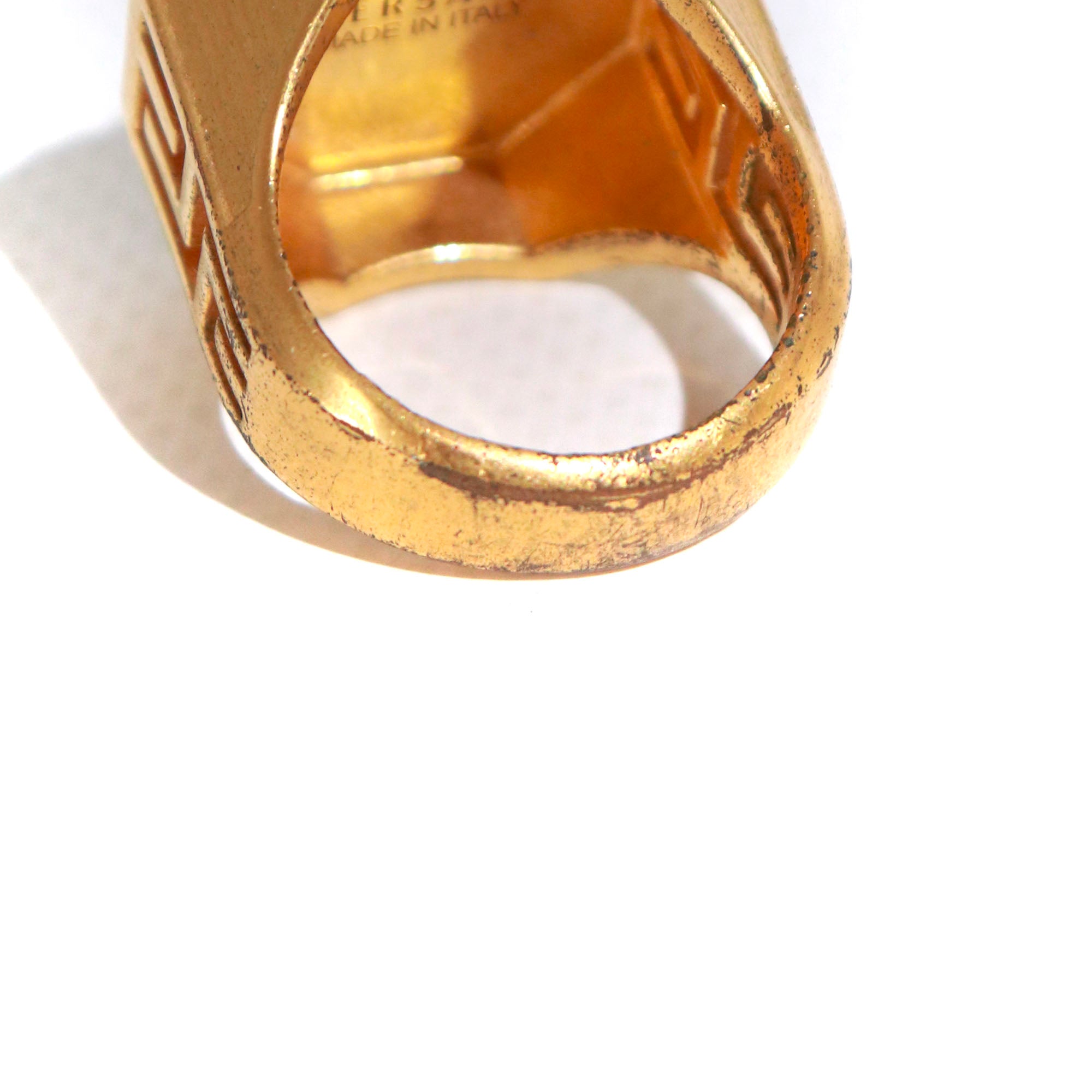 VERSACE - Medusa ring in gold metal (T62)