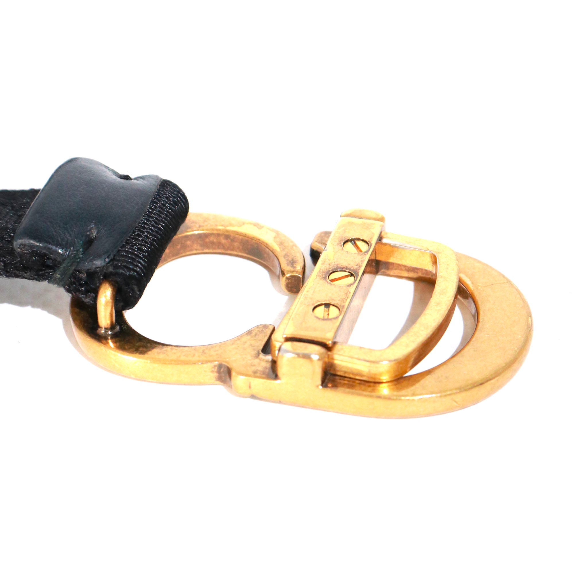 DIOR - Dior Saddle belt in canvas (T85)