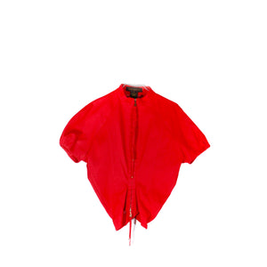 LOUIS VUITTON - Vintage Louis Vuitton blouse in red cotton (T40)