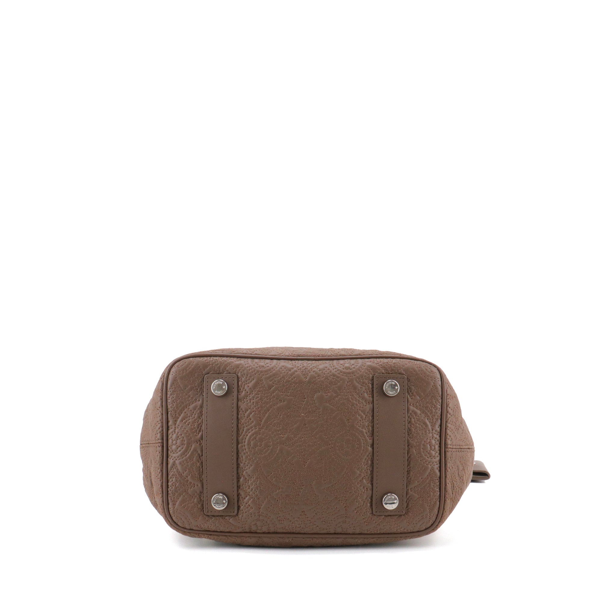 LOUIS VUITTON - Sac à main Antheia Lilia Louis Vuitton en cuir marron