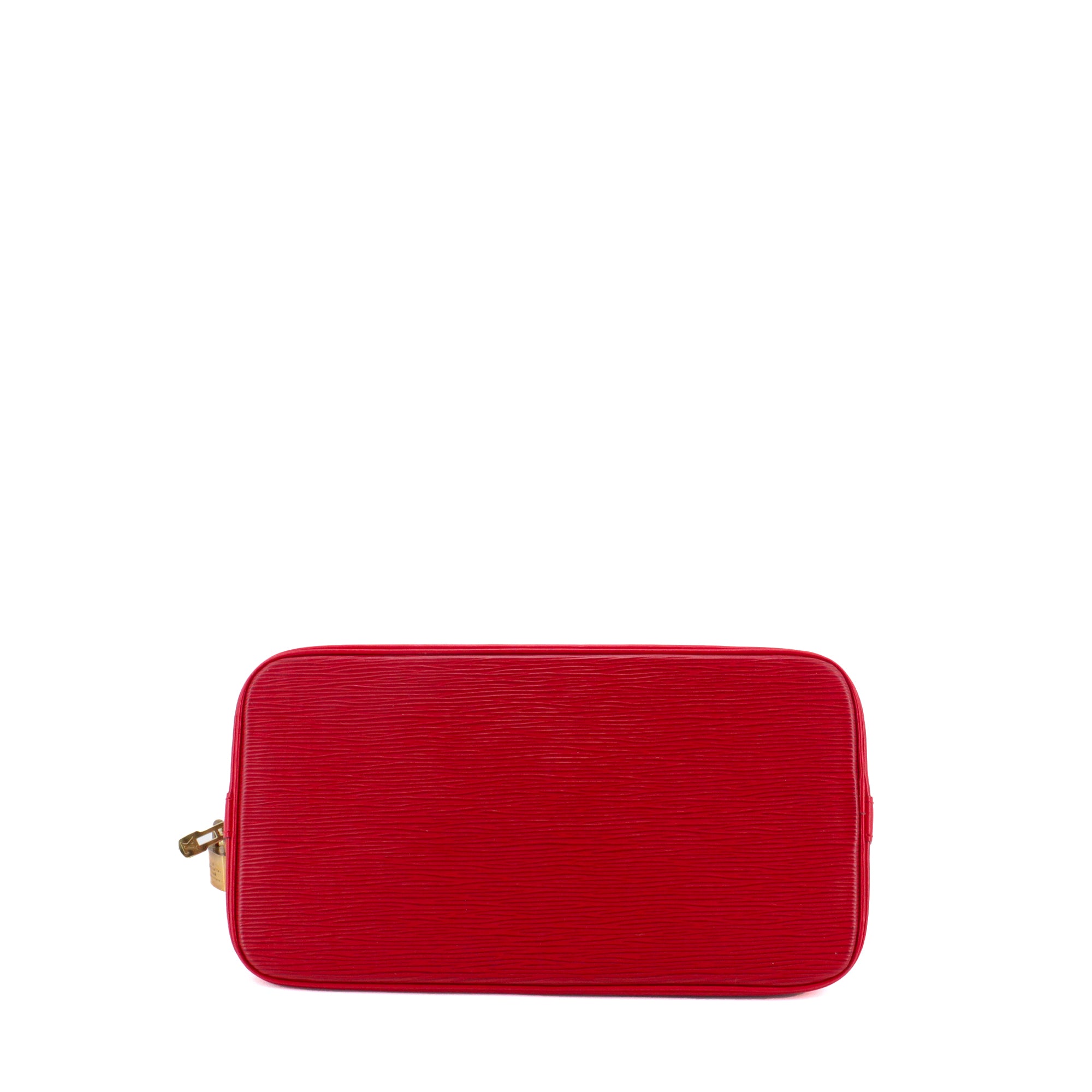 LOUIS VUITTON - Sac à main Alma PM Louis Vuitton en cuir épi rouge vintage