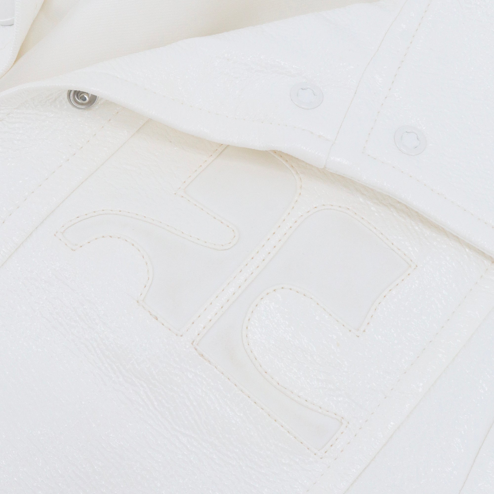 COURRÈGES - Courrèges Reissue Jacket in White Vinyl (Size 36)