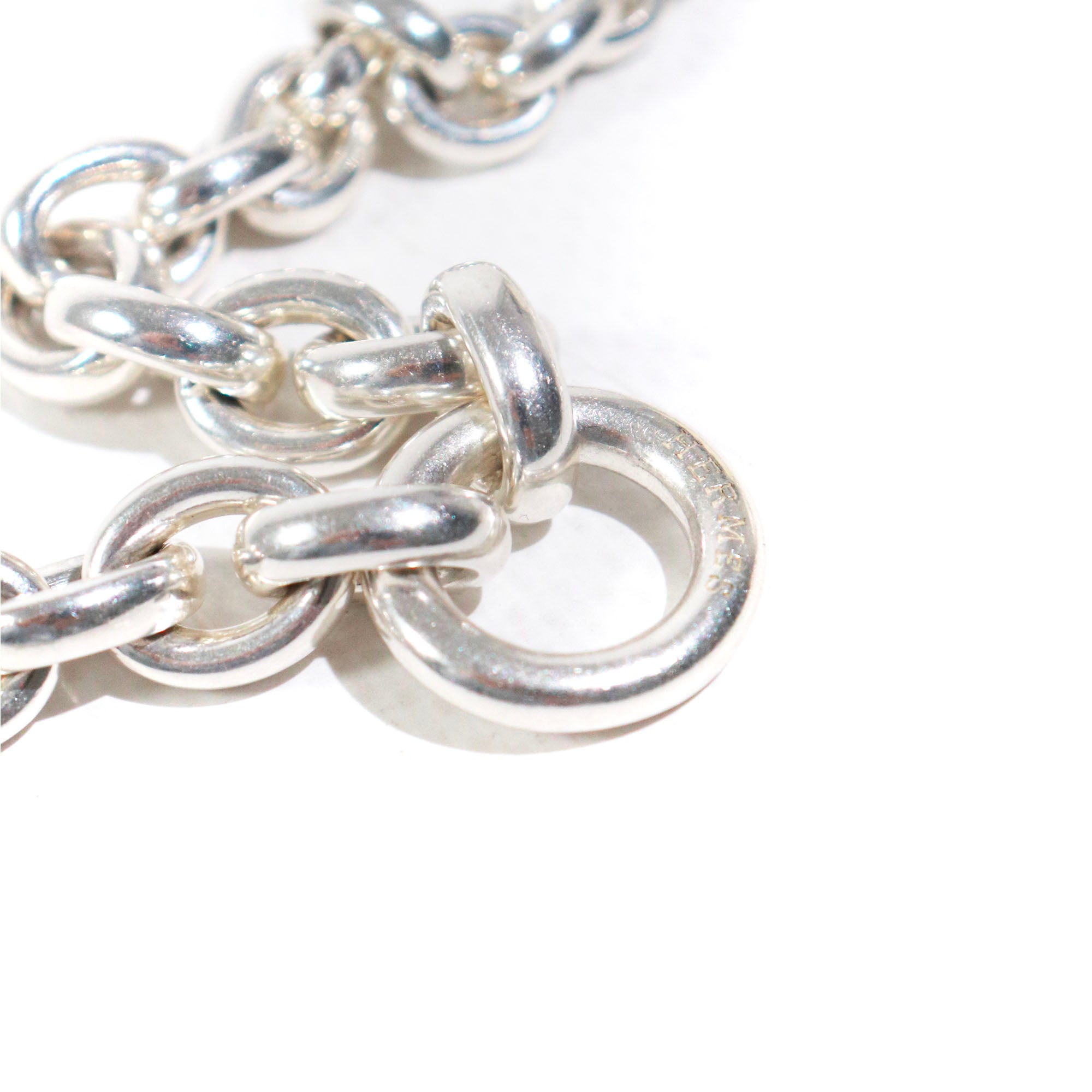 HERMÈS - Hermès chain necklace in silver