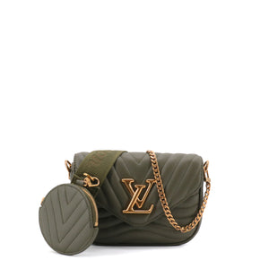 LOUIS VUITTON - Louis Vuitton New Wave Multi-pocket shoulder bag in khaki leather