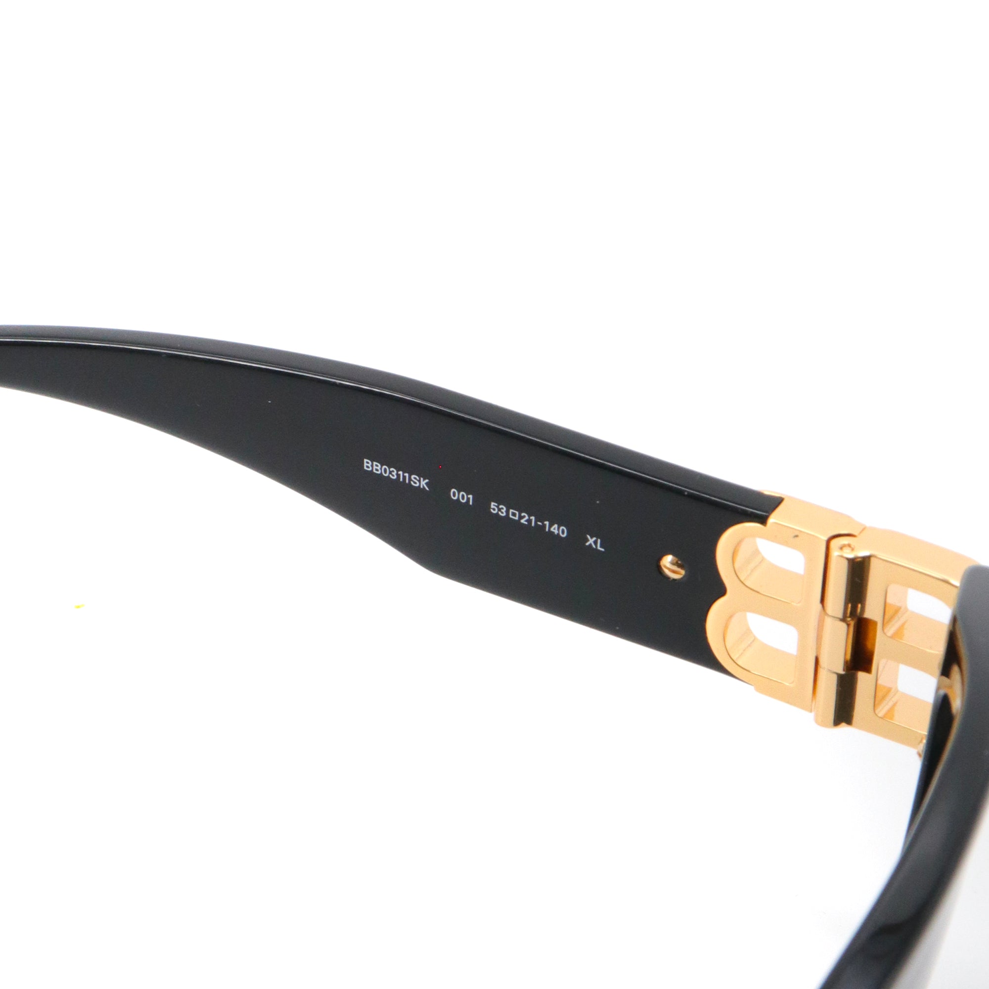 BALENCIAGA - Lunettes de soleil Everyday Balenciaga en plastique noir