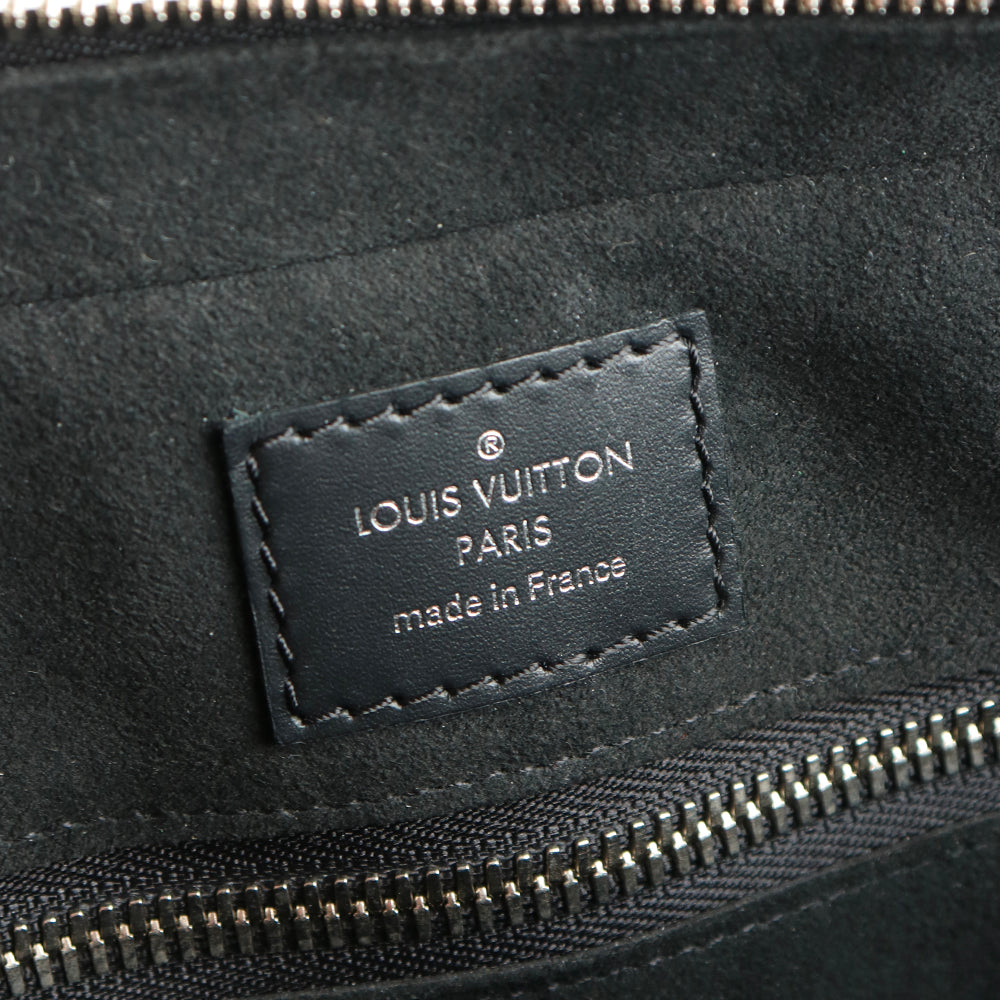 LOUIS VUITTON - Porte documents Dandy en cuir épi noir