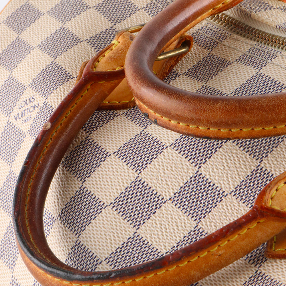 LOUIS VUITTON - Speedy 30 handbag in azure damier canvas