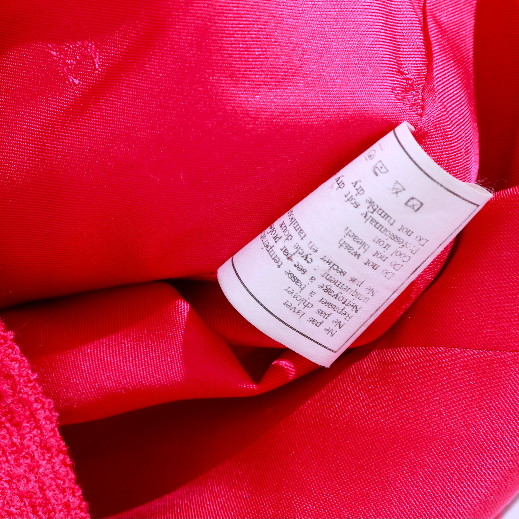 CHANEL - Vintage pink tweed jacket and dress set (T40)