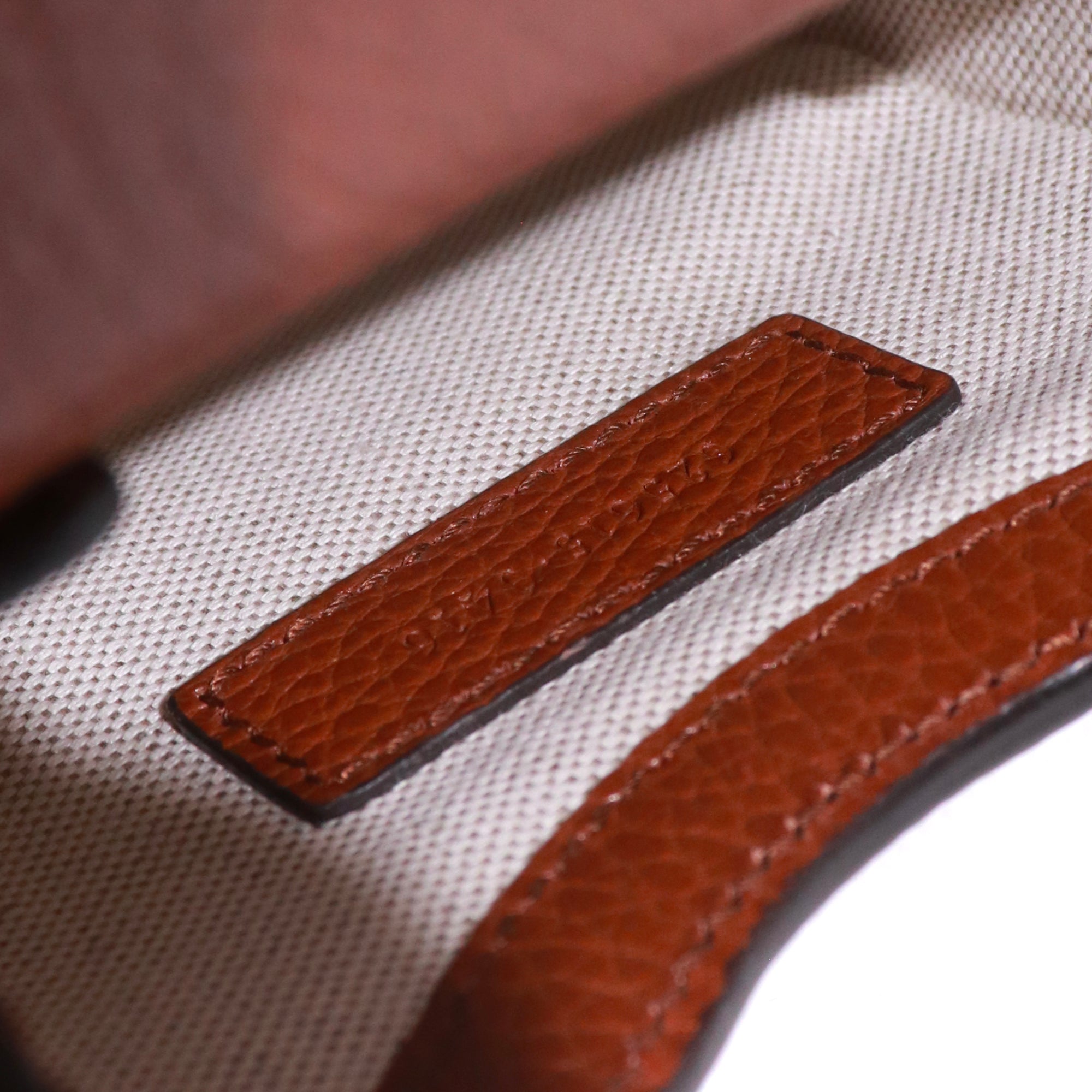 GUCCI - 1955 Mini horsebit detail shoulder bag in denim and brown leather