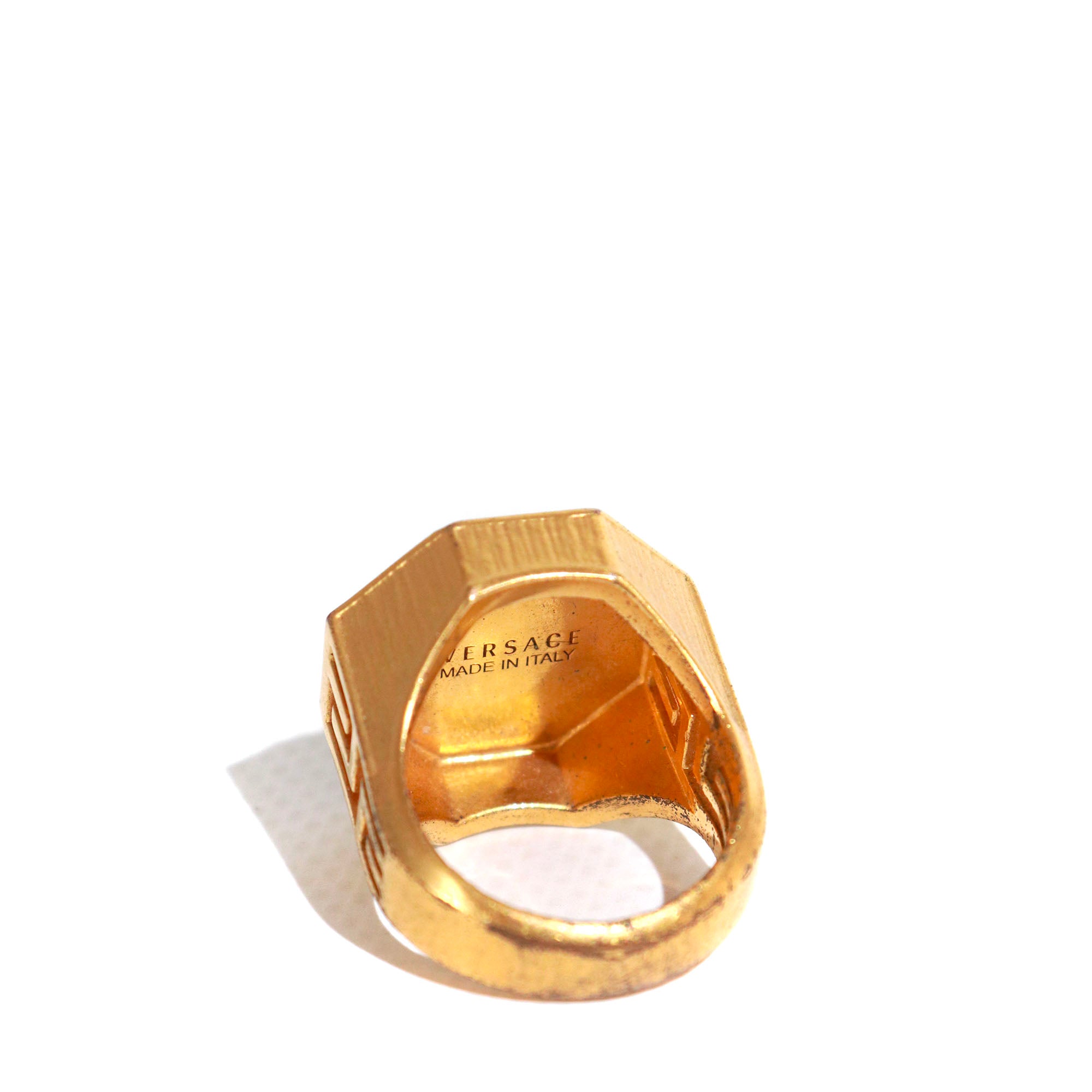 VERSACE - Medusa ring in gold metal (T62)