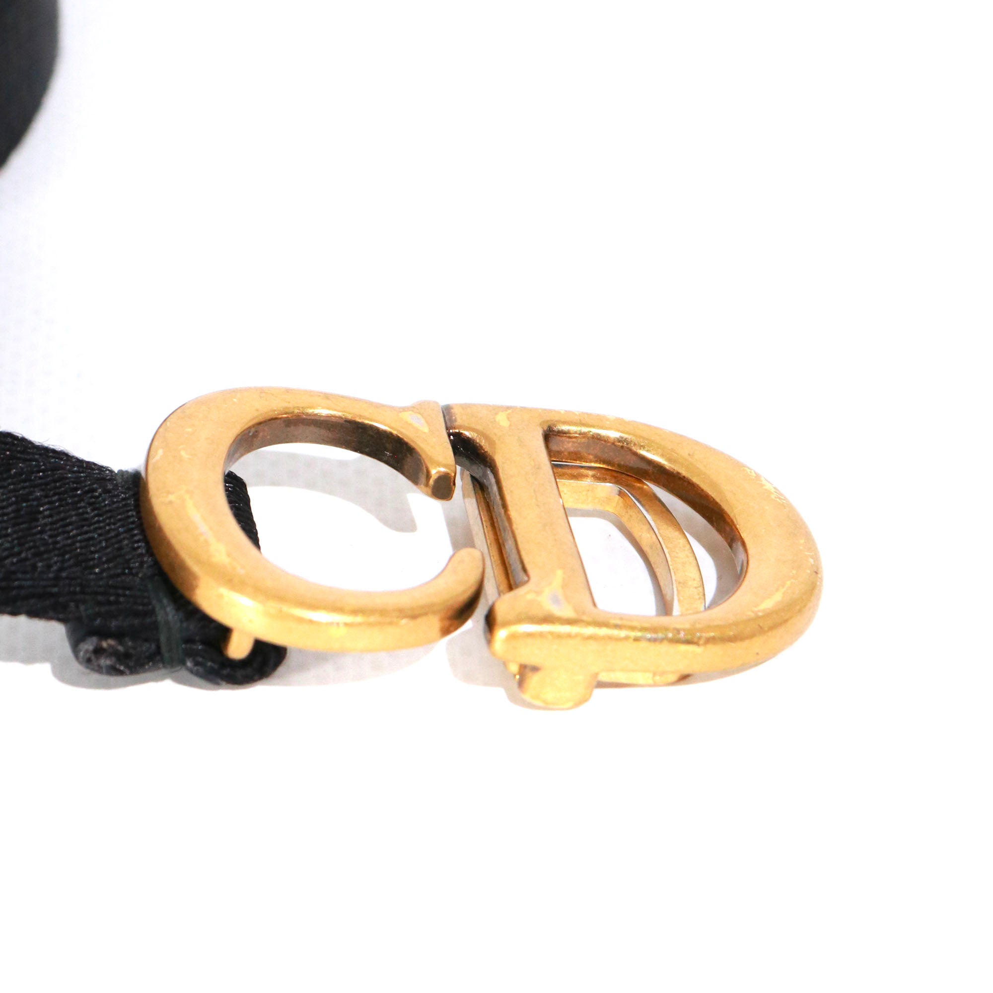 DIOR - Ceinture Saddle Dior en toile (T85)