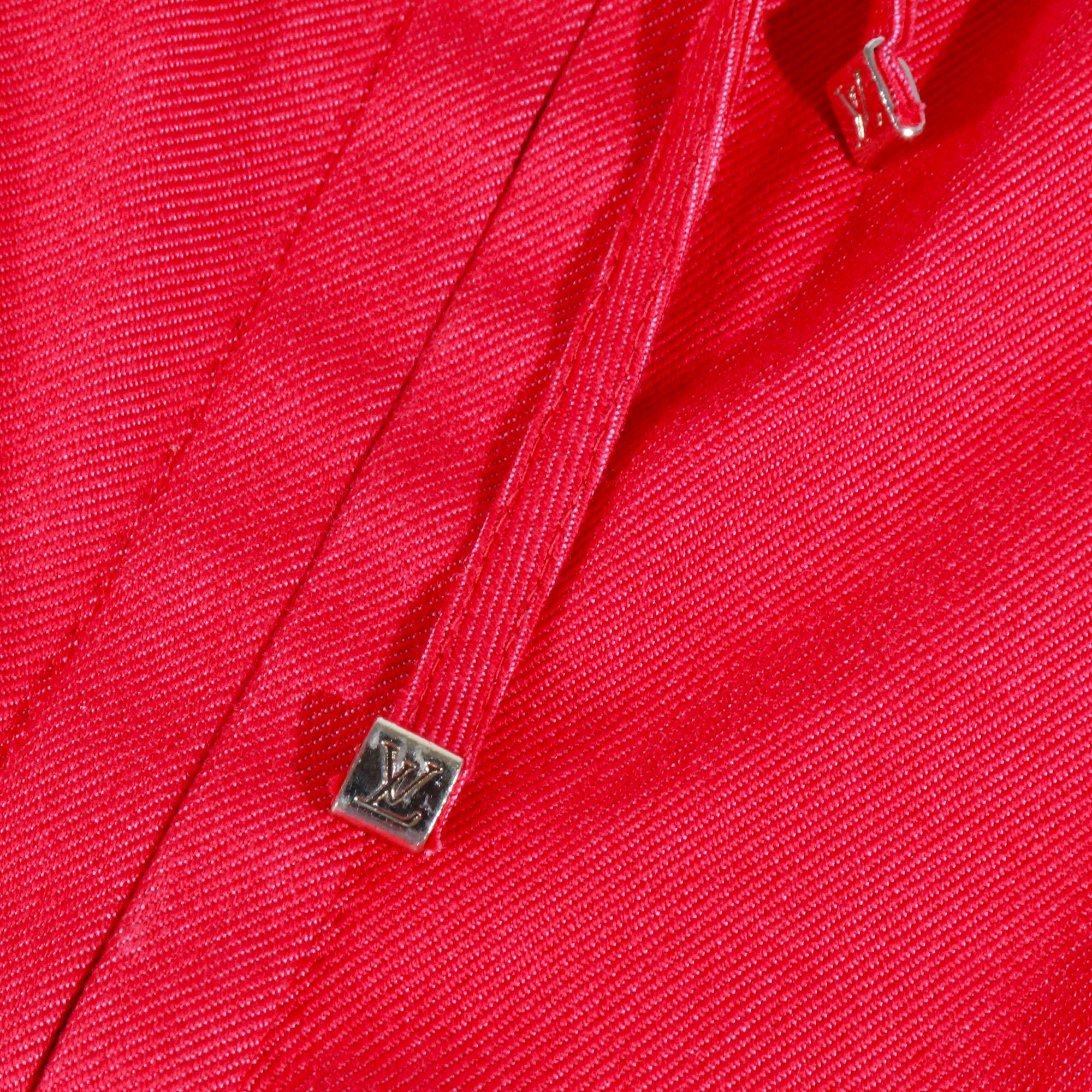 LOUIS VUITTON - Vintage Louis Vuitton blouse in red cotton (T40)