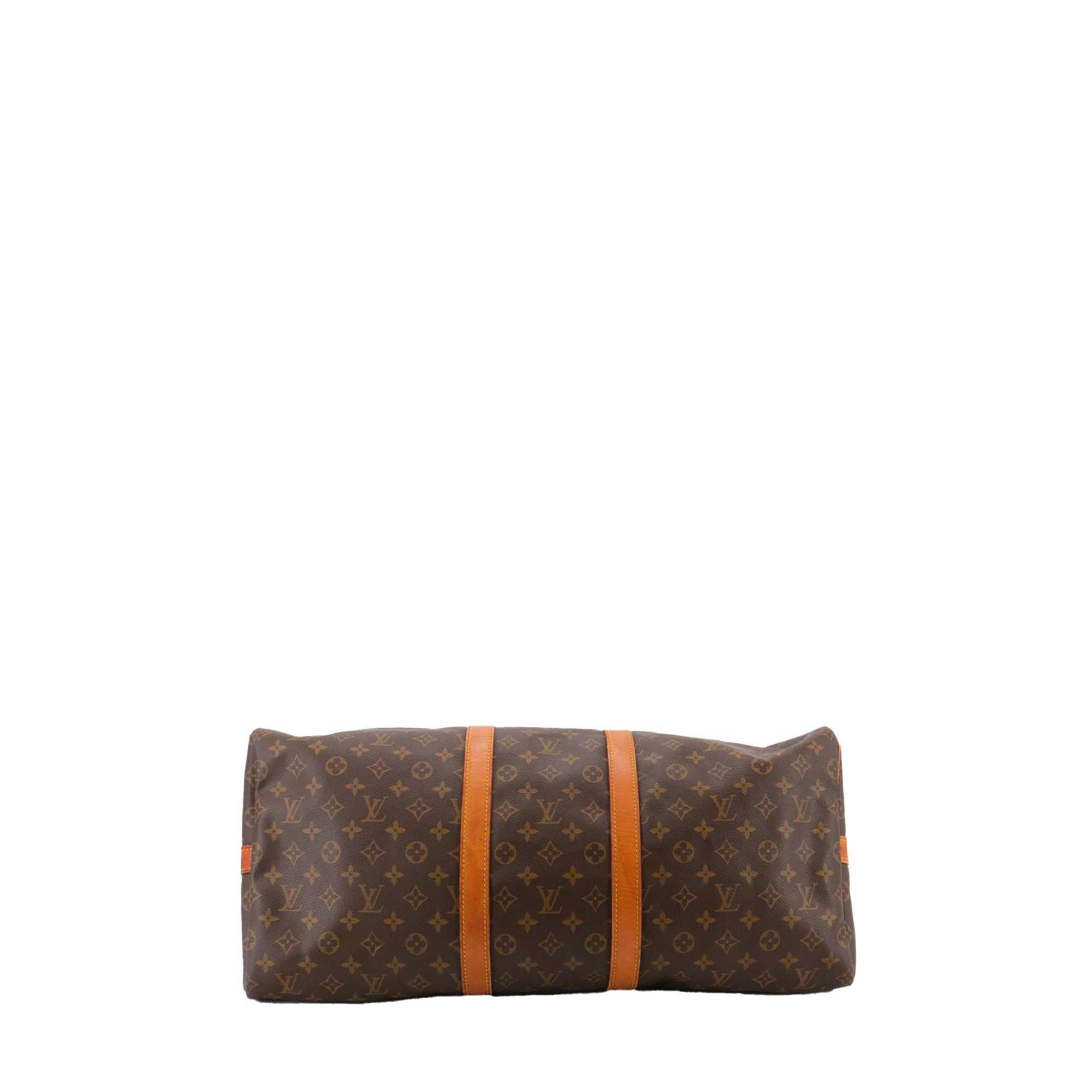 LOUIS VUITTON - Sac de voyage Keepall 55 Louis Vuitton en toile monogrammée vintage