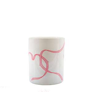 CARTIER - Cartier scented candle in white and red glass